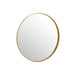 Spiegel Goud Metaal Rond 110 cm-Spiegels-J-Line
