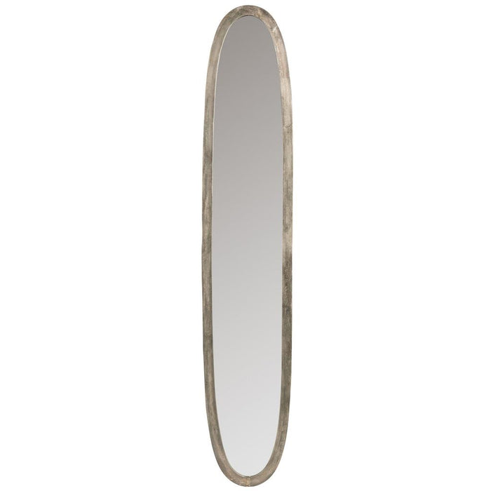 Spiegel Grijs Mirror Ovaal 34x180 cm-Spiegels-J-Line