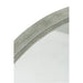 Spiegel Groen Leer Rond 40 cm 40x40x3.5 cm-Spiegels-J-Line
