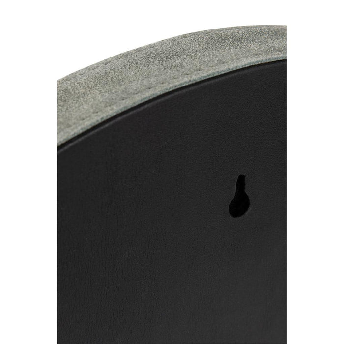 Spiegel Groen Leer Rond 40 cm-Spiegels-J-Line