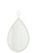 Spiegel Hanging Spiegel Drop Spiegel/MDF Wit M 2.5x37x61.5 cm-Spiegels-J-Line