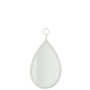 Spiegel Hanging Spiegel Drop Spiegel/MDF Wit S 2x30.5x53.5 cm-Spiegels-J-Line