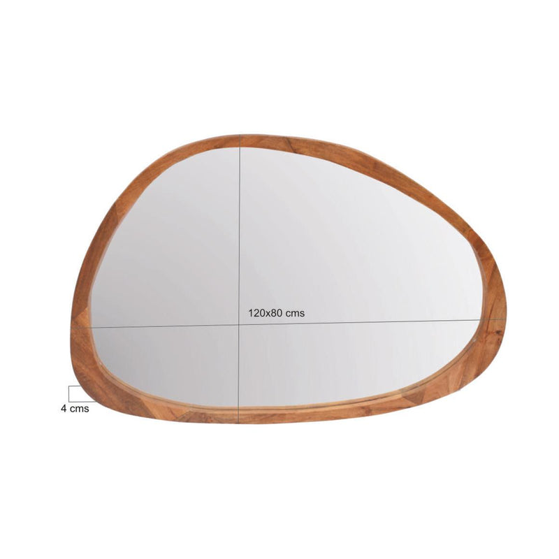 Spiegel Jaira Oil Bruin 120 cm-Spiegels-Livingfurn
