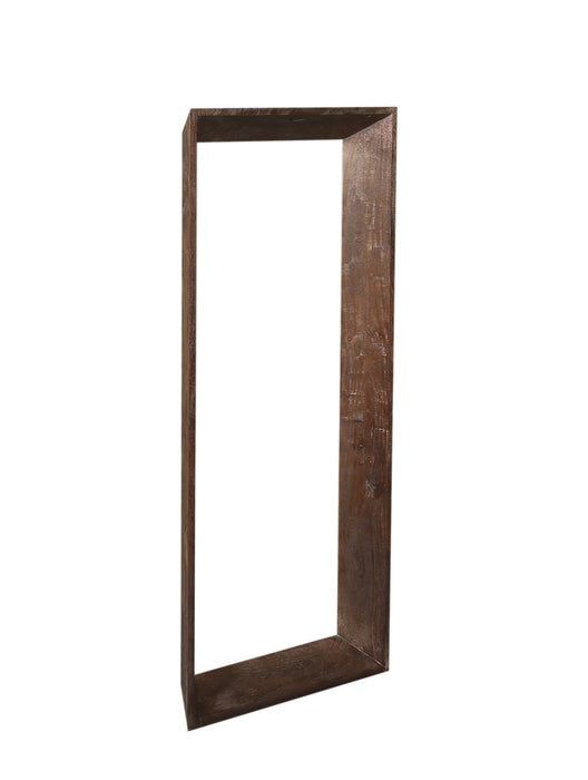 Spiegel Kyro Braun Akazienholz Holz Rechteckiger Spiegel Klein