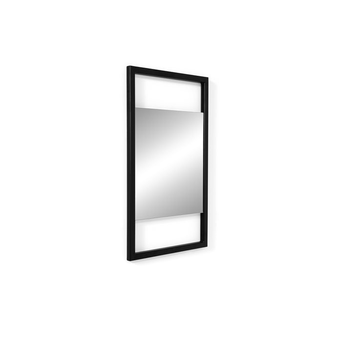 Spiegel LUMA S Rechthoek Zwart Spinder Design 40x2x60 cm-Spiegels-Spinder