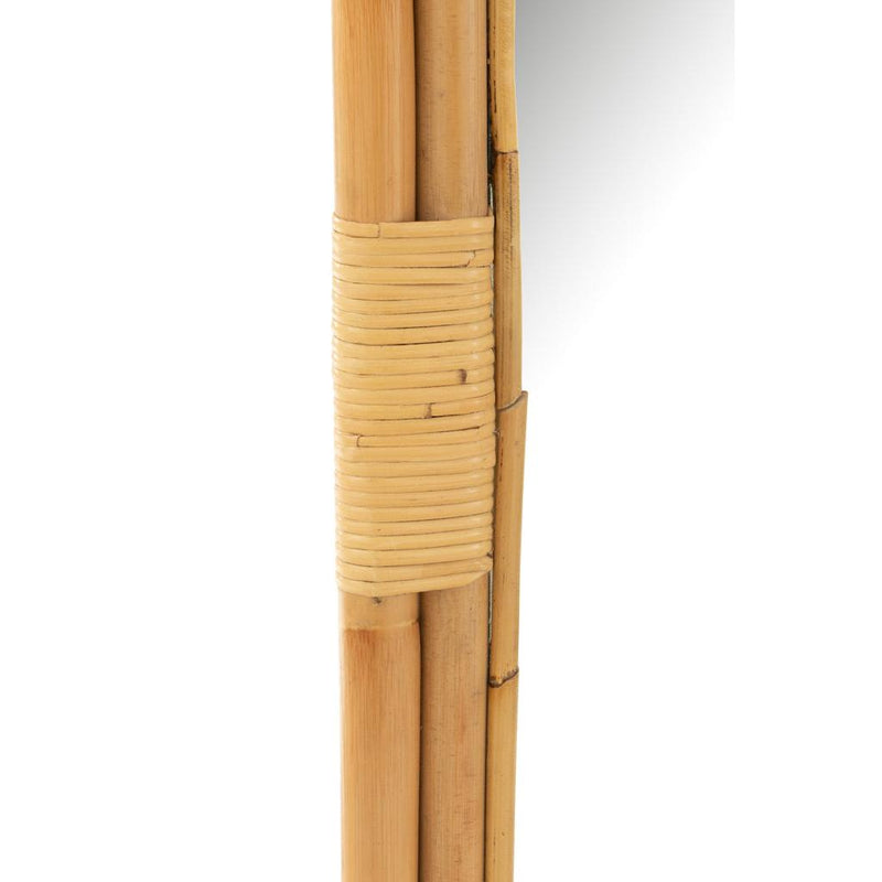 Spiegel Ladder Rotan Naturel 3x80x152 cm-Spiegels-J-Line