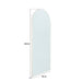 Spiegel Lauren Zwart 200 cm 80x3x200 cm-Spiegels-Livingfurn
