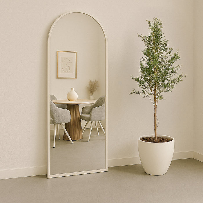 Spiegel Lauren Zwart 200 cm-Spiegels-Livingfurn