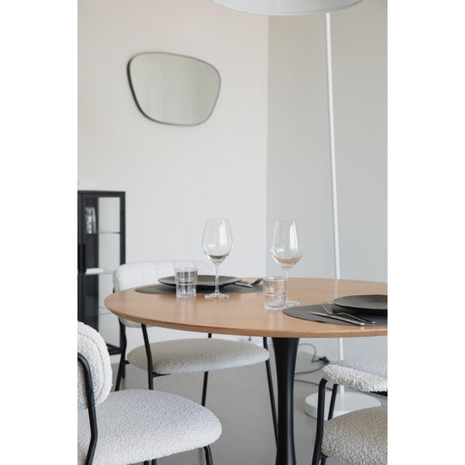 Spiegel Lina Metaal Zwart 60x40 cm-Spiegels-Creating Home