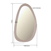 Spiegel Lou 70 cm Zand 118x3x68 cm-Spiegels-Starfurn
