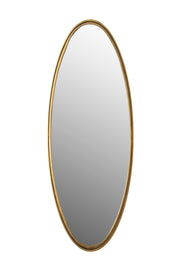 Spiegel Matz Oval L Antique Brass Metaal Bronze 60x160 cm-Spiegels-Creating Home
