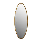 Spiegel Matz Oval L Antique Brass Metaal Bronze 60x160 cm-Spiegels-Creating Home