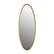 Spiegel Matz Oval L Antique Brass Metaal Bronze 60x160 cm-Spiegels-Creating Home