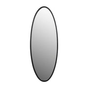 Spiegel Matz Oval L Metaal Zwart 60x160 cm-Spiegels-Creating Home