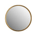 Spiegel Matz Rond Antique Brass Metaal Bronze Ø60x2.7 cm-Spiegels-Creating Home