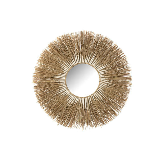Spiegel Melissa Straw Naturel/Wit Groot-Spiegels-J-Line