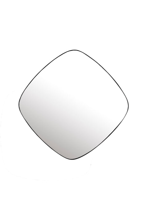Spiegel Mila Metaal Zwart 50x50 cm-Spiegels-Creating Home