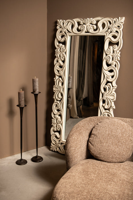 Mirrors Morrigan White Poly Classical Mirror Rectangular