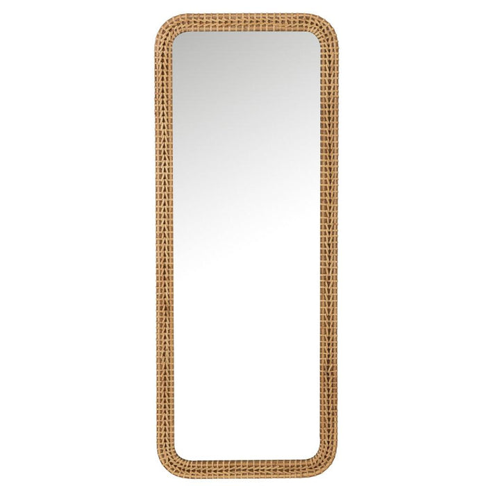 Spiegel Naturel Fir hout Rechthoekig 3x48x122.5 cm-Spiegels-J-Line