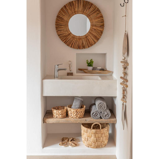 Spiegel Naturel Glas Rond 64 cm-Spiegels-J-Line