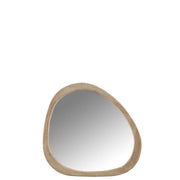 Spiegel Naturel Mangohout hout S 3x64x56 cm-Spiegels-J-Line