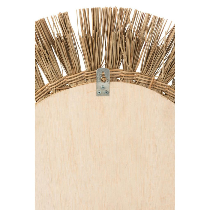 Spiegel Naturel Mirror Rond 66 cm 66.5x66.5x4 cm-Spiegels-J-Line