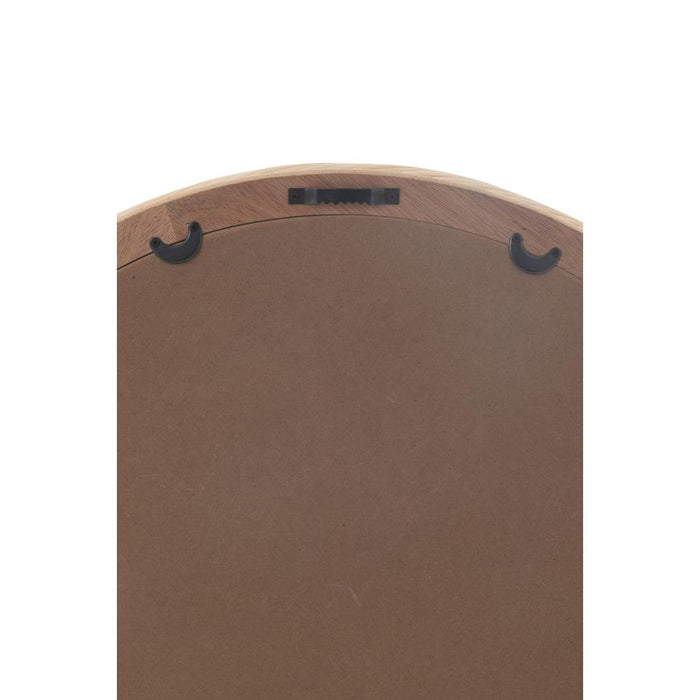 Spiegel Naturel Mirror Rond Naturel 3.5x66.5x66.5 cm-Spiegels-J-Line