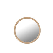 Spiegel Naturel Mirror Rond Naturel 3.5x66.5x66.5 cm-Spiegels-J-Line