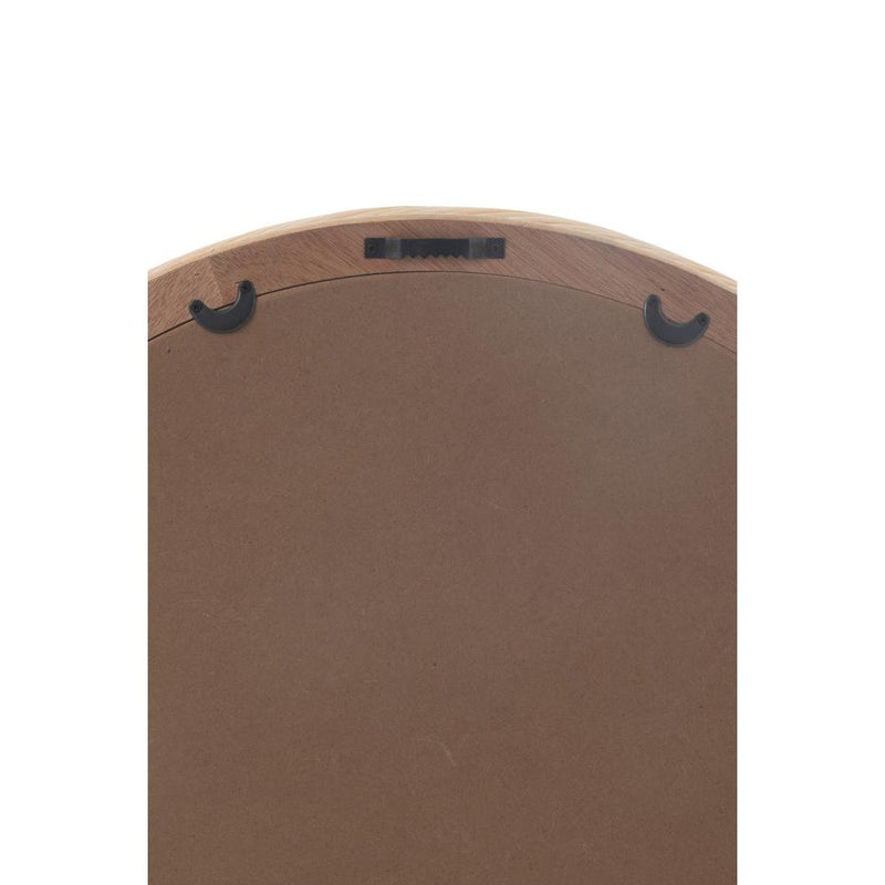 Spiegel Naturel Mirror Rond Naturel 3.5x81x81 cm-Spiegels-J-Line