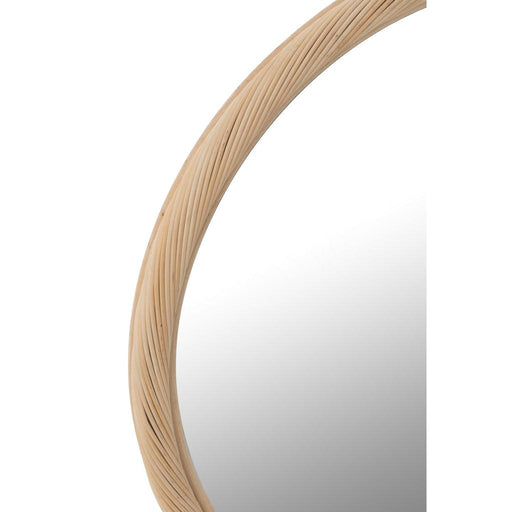 Spiegel Naturel Mirror Rond - Naturel - 46369-Spiegels-J-Line