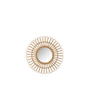 Spiegel Naturel Rotan Rond 60 cm 60x60x3 cm-Spiegels-J-Line