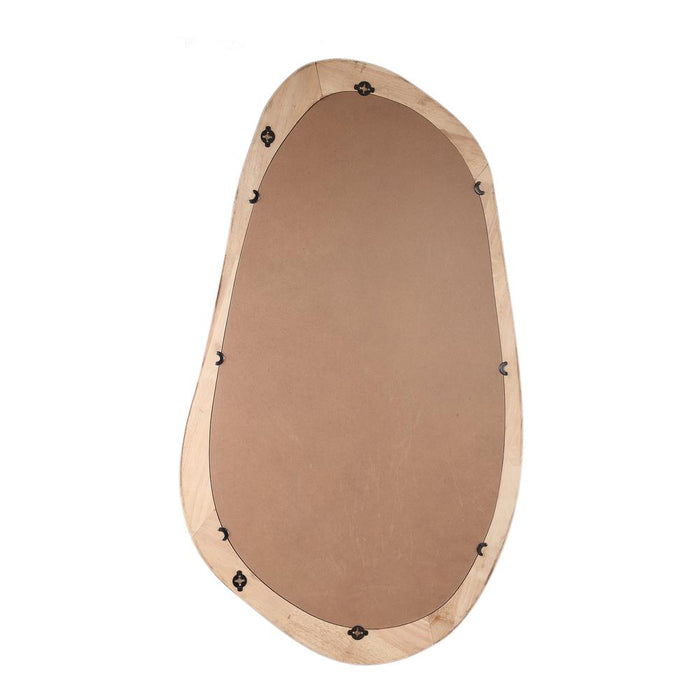 Spiegel Neelix Rubberhout Beige 120 cm-Spiegels-PTMD