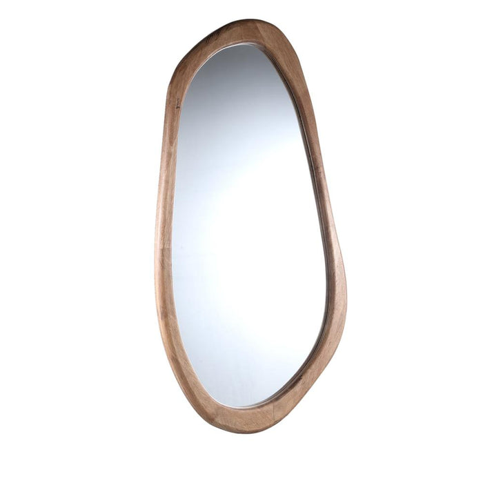 Spiegel Neelix Rubberhout Beige 120 cm-Spiegels-PTMD