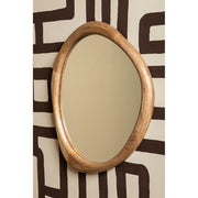 Spiegel Neelix Rubberhout Beige 60 cm-Spiegels-PTMD