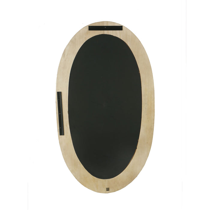 Spiegel Noam Naturel Mangoholz Oval Spiegel