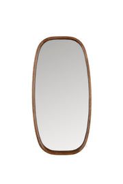 Spiegel Nyko M Rubber hout Beige 80x40 cm-Spiegels-Creating Home