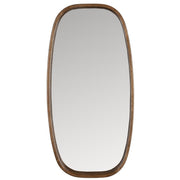 Spiegel Nyko M Rubber hout Beige 80x40 cm-Spiegels-Creating Home