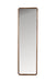 Spiegel Nyko Rectangle L Rubber hout Beige 120x34 cm-Spiegels-Creating Home