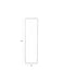 Spiegel Nyko Rectangle L Rubber hout Beige 120x34 cm-Spiegels-Creating Home