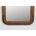 Spiegel Nyko Rectangle M Rubberhout Beige 120x26 cm-Spiegels-Creating Home