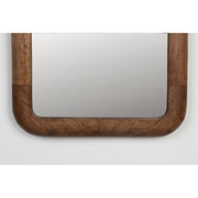 Spiegel Nyko Rectangle M Rubberhout Beige 120x26 cm-Spiegels-Creating Home