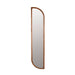 Spiegel Nyko Rubberhout Beige 120x26 cm-Spiegels-Creating Home