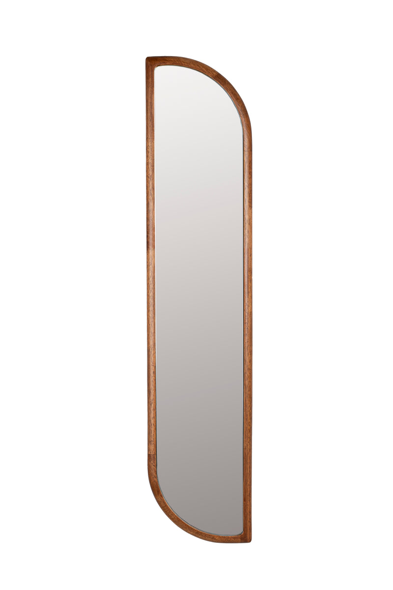 Spiegel Nyko Rubberhout Beige 120x26 cm-Spiegels-Creating Home