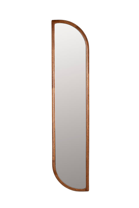 Spiegel Nyko Rubberhout Beige 120x26 cm-Spiegels-Creating Home