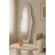 Spiegel Olivia Off White Wit 200 cm 85x4x200 cm-Spiegels-Livingfurn