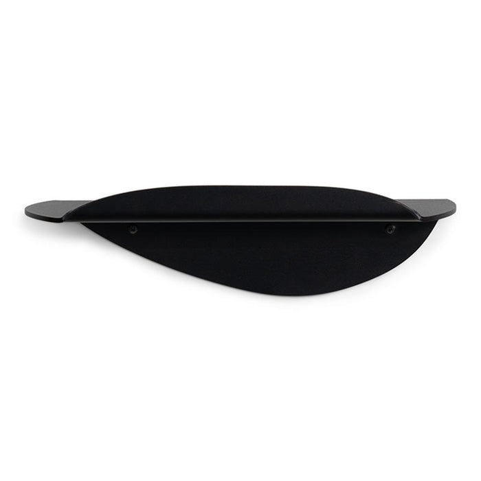 Spiegel Pipa bottom Zwart Spinder Design 34x10x10 cm-Wandplanken-Spinder