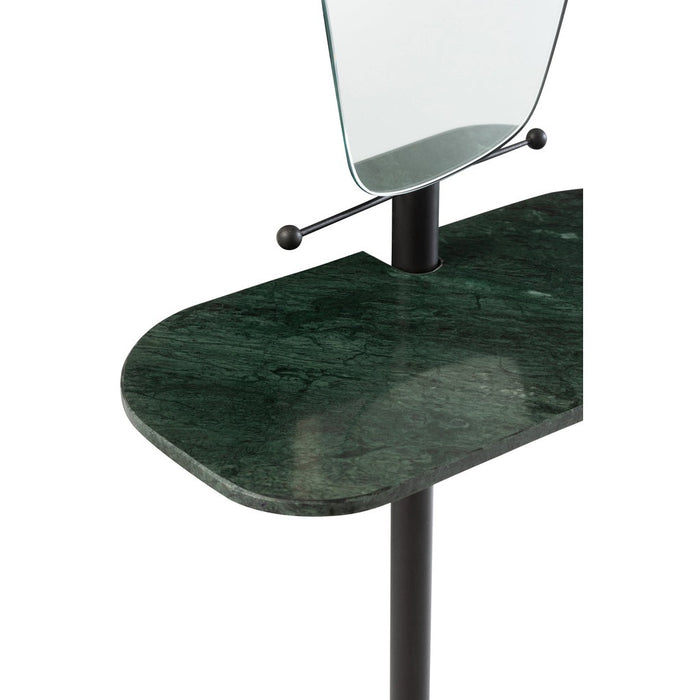 Spiegel + Plank Wall Marble | Iron | Glass Green | Zwart-Spiegels-J-Line