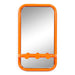 Spiegel RETRO Rechthoek Oranje Spinder Design-Spiegels-Spinder