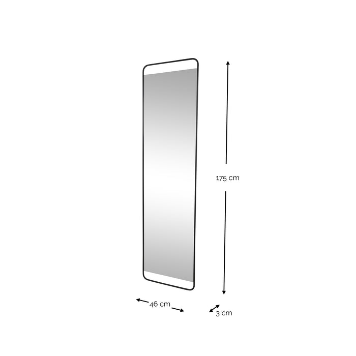 Spiegel REX Wit Spinder Design 46x4x175 cm-Spiegels-Spinder