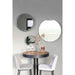 Spiegel Raj Large Metaal Zwart Ø75x7.5 cm-Spiegels-Creating Home